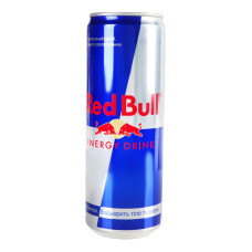 Напій енергетичний безалкогольний сильногазований з таурином Red Bull Energy drink з/б 473мл