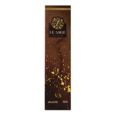 Бренді 0.5л 40% 3 зірки VS Prestige Le Sage к/у