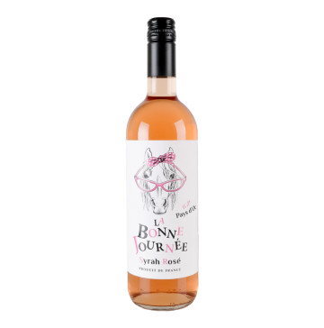 Вино рожеве сухе Syrah rose La Bonne Journee 12% с/пл 750мл