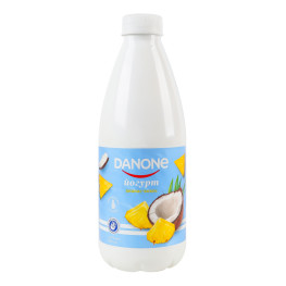 Йогурт 1.5% питний з наповнювачем Ананас-кокос Danone п/пл 800г