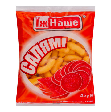 Палички кукурудзяні Салямі ЇжНаше м/у 45г