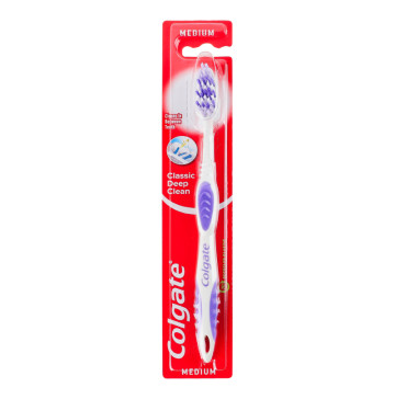 Щітка зубна Medium Classic Deep Clean Colgate 1шт