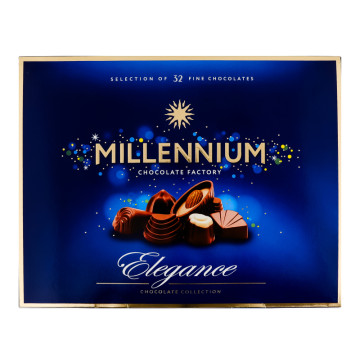 Цукерки шоколадні молочні Elegance Classic Millennium к/у 285г