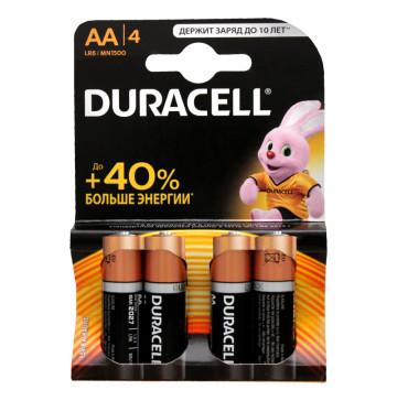 Батарейки AA LR6 MN1500 Duracell 4шт
