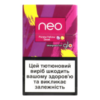 Виріб тютюновмісний для електричного нагрівання з фільтром Neo Purple Yellow Boost 20шт