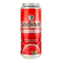 Суміш пива з соком 0.5л 2.5% Кавун-м'ята Schofferhofer