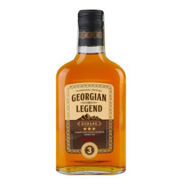 Коньяк 0.25л 40% ординарний 3 зірки Georgian Legend пл