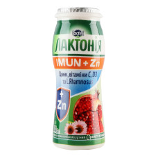 Напій кисломолочний 1.5% йогуртний Гранат-ехінацея Лактонія п/пл 100г