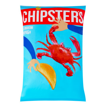 Чипси картопляні Краб Chipster's м/у 100г