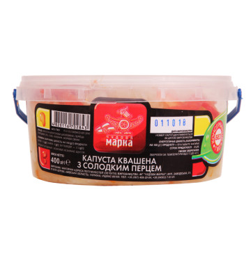 Капуста квашена з солодким перцем Чудова марка п/у 400г