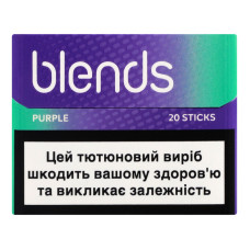 Виріб тютюновмісний для електричного нагрівання з фільтром Blends Purple 20шт