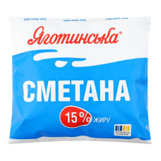 Сметана 15% Яготинська м/у 350г