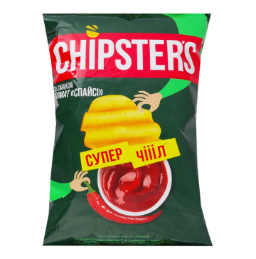 Чипси картопляні хвилясті Томат Спайсі Chipster's м/у 95г