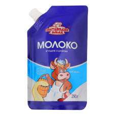Молоко згущене 8.5% з цукром Полтавський смак д/п 290г