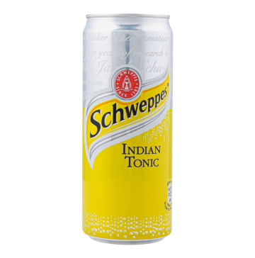 Напій безалкогольний сильногазований Indian Tonic Schweppes з/б 330мл