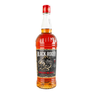 Напій спиртний з ромом Spiced black Black Roger 35% с/пл 700мл