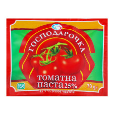 Паста томатна 25% Господарочка д/п 70г