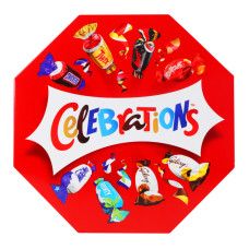 Набір цукерок та печива у подарунковій упаковці Восьмикутник Celebrations к/у 385г