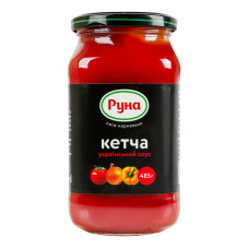 Соус стерилізований Український Кетча Руна с/б 485г