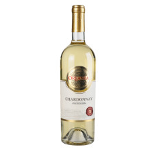 Вино 0.75л 9.5-14% біле сухе Chardonnay Oreanda пл