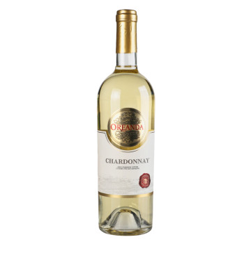 Вино 0.75л 9.5-14% біле сухе Chardonnay Oreanda пл