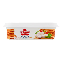 Сир 45% м'який Фелата Ферма п/у 180г