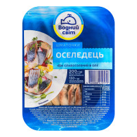 Оселедець шматочки в олії Водний світ сл/с лоток 200г