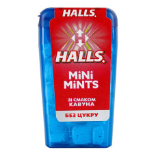 Цукерки без цукру Кавун Mini Mints Halls п/у 12.5г