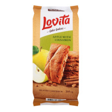 Печиво здобне з яблуком і корицею Lovita Cake Cookies Roshen м/у 168г