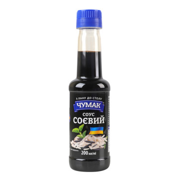 Соус соєвий пастеризований Чумак п/пл 200мл Соус соєвий пастеризований Чумак п/пл 200мл