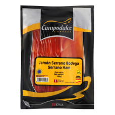 Хамон нарізка Serrano Bodega Campodulce Curados в/у 0.2кг