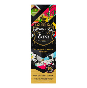 Віскі 700мл 40% шотландське купажоване Rum cask selection Extra Chivas Regal к/у