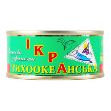 Ікра лососева зерниста Тихоокеанська з/б 100г