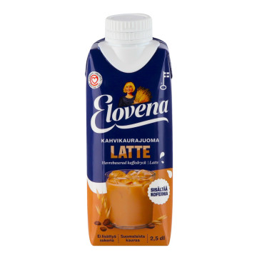 Напій вівсяний кавовий Latte Elovena т/п 250мл