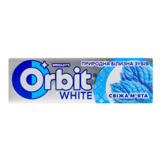 Гумка жувальна без цукру Свіжа м'ята White Orbit м/у 14г