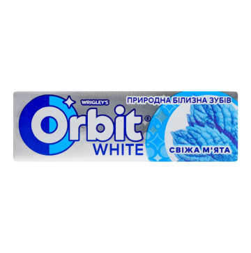 Гумка жувальна без цукру Свіжа м'ята White Orbit м/у 14г