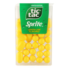 Драже зі смаком лимона та лайма Sprite Tic Tac п/у 18г