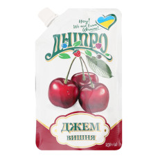 Джем плодово-ягідний вишневий стерилізований Дніпро в/c д/п 250г