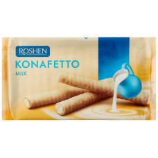 Трубочки вафельні з молочною начинкою Konafetto Roshen м/у 140г