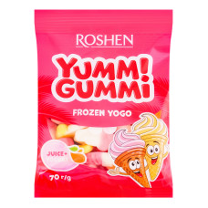 Цукерки желейні Frozen Yogo Yummi Gummi Roshen м/у 70г