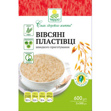 Пластівці Терра вівсяні 600г